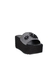 Sandali zeppa Nero Exe'