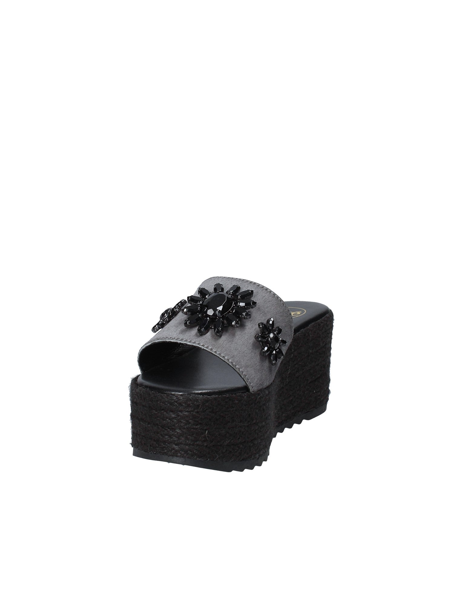 Sandali zeppa Nero Exe'