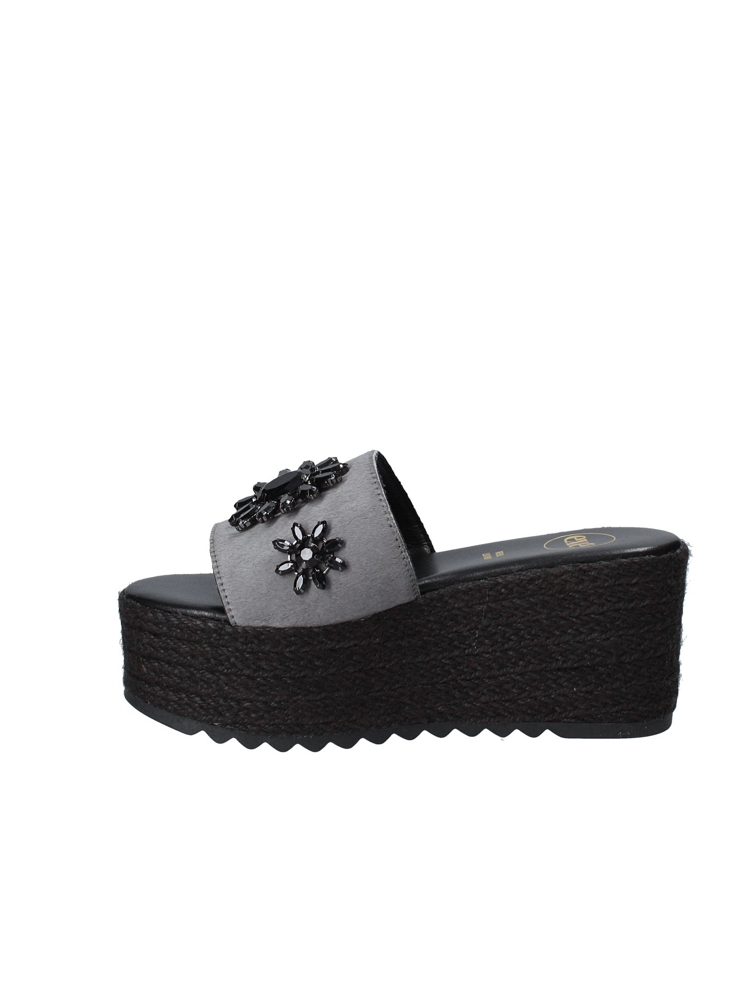 Sandali zeppa Nero Exe'