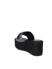 Sandali zeppa Nero Exe'