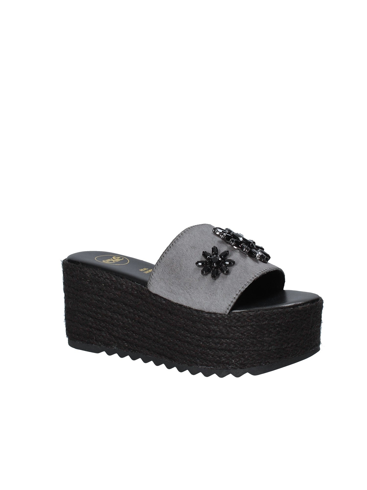 Sandali zeppa Nero Exe'