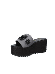 Sandali zeppa Nero Exe'