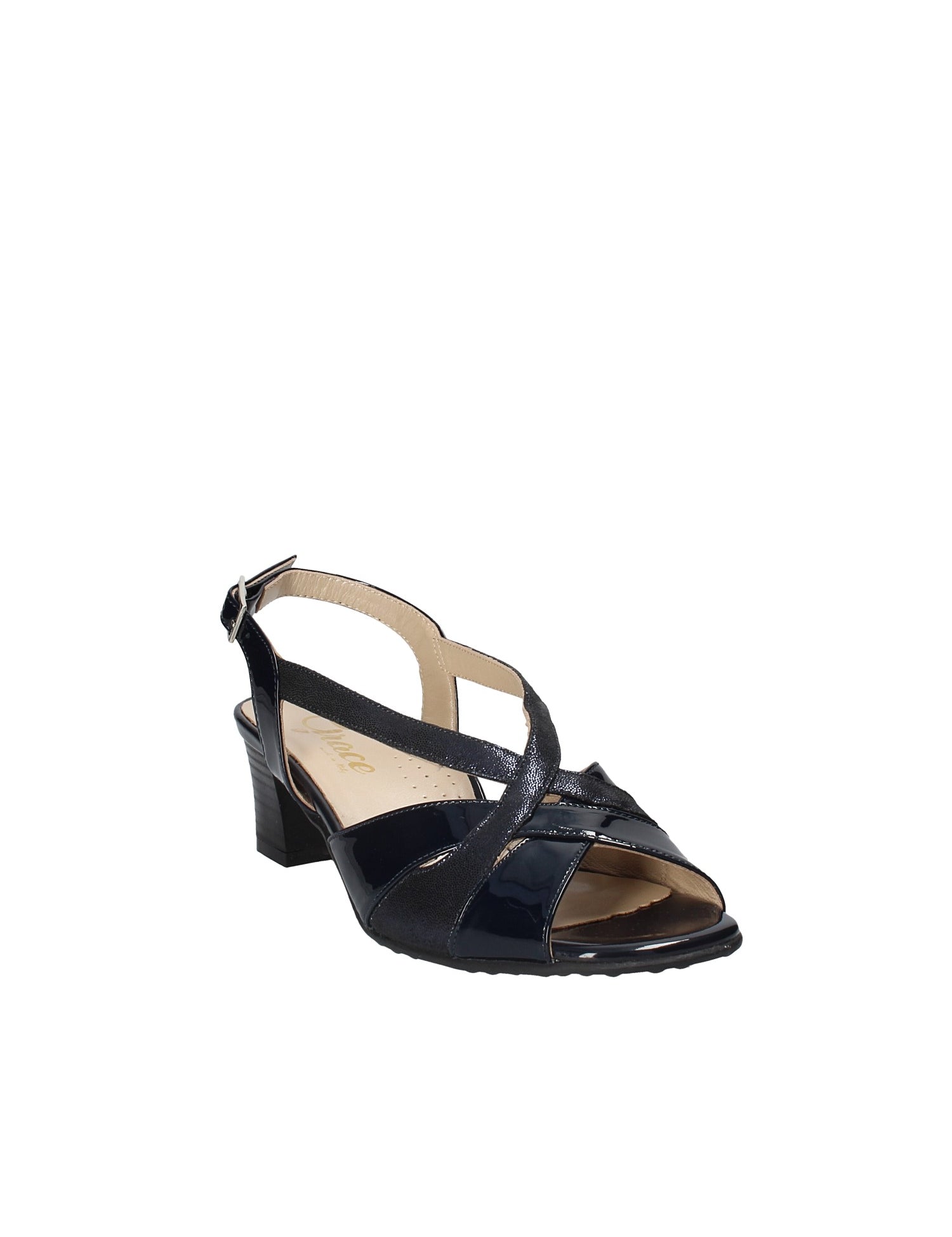 Sandali tacco Blu Grace Shoes