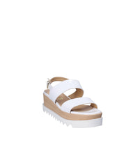 Sandali zeppa Bianco Grace Shoes