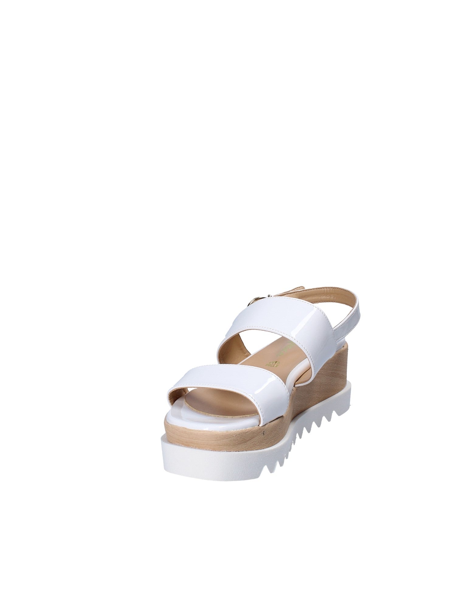 Sandali zeppa Bianco Grace Shoes
