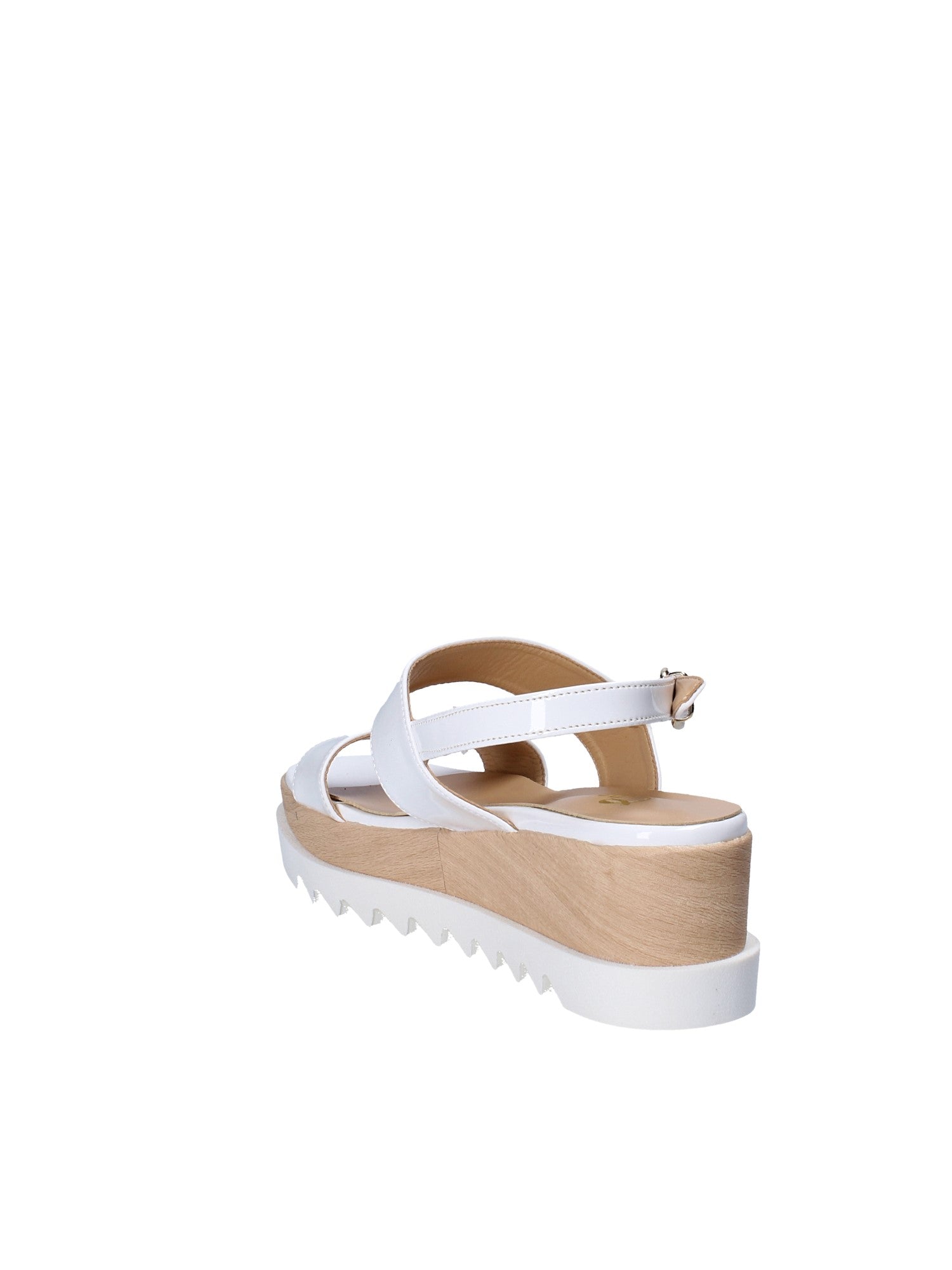Sandali zeppa Bianco Grace Shoes
