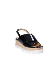Sandali zeppa Nero Grace Shoes
