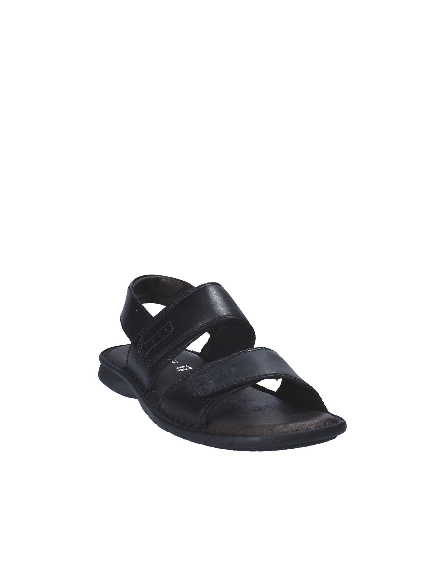 Sandali con strappi Nero Valleverde