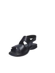 Sandali con strappi Nero Valleverde