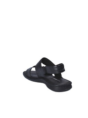 Sandali con strappi Nero Valleverde