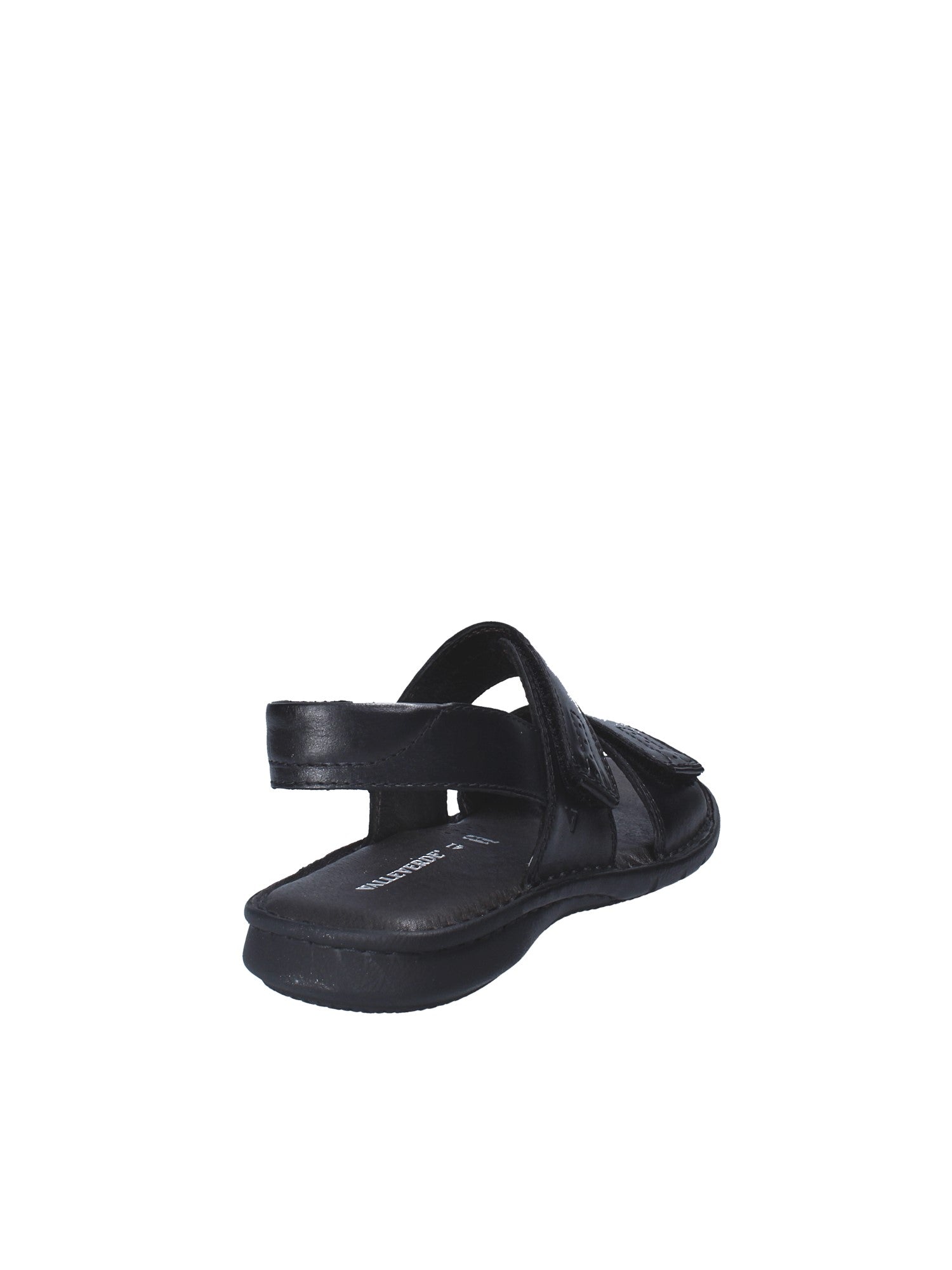 Sandali con strappi Nero Valleverde