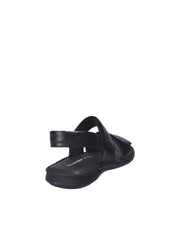 Sandali con strappi Nero Valleverde