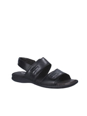 Sandali con strappi Nero Valleverde