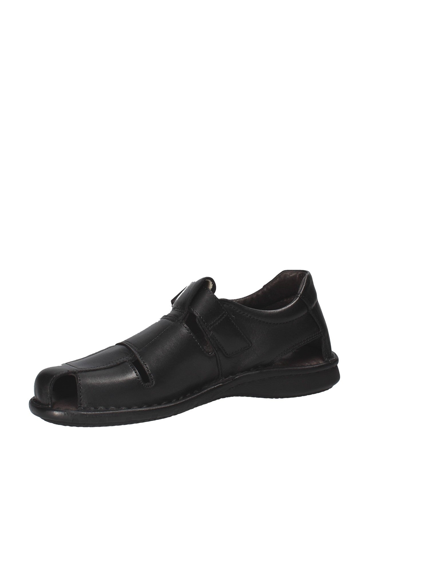 Sandali con strappi Nero Valleverde