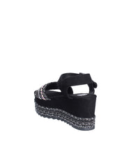 Sandali zeppa Nero Exe'