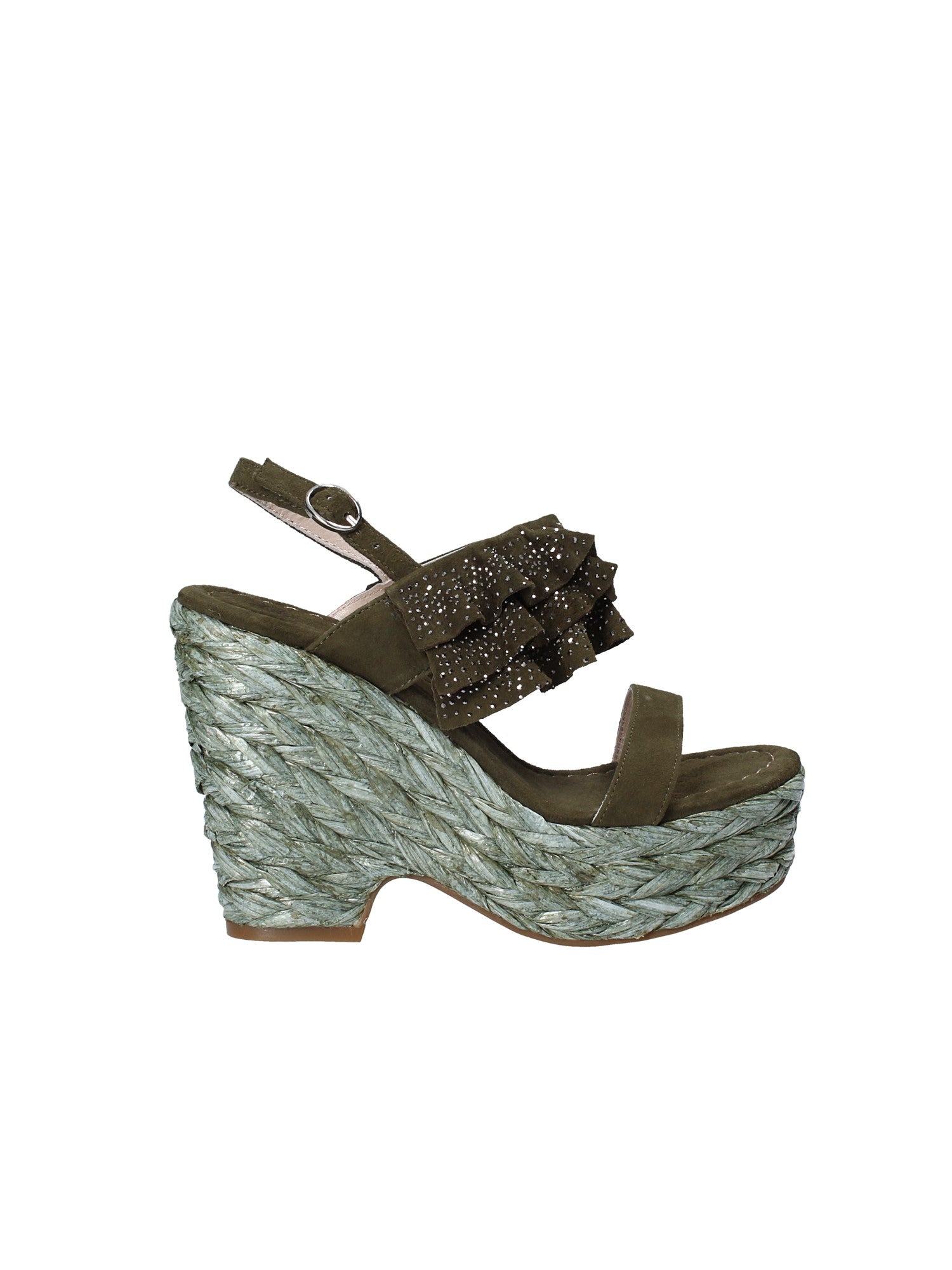 Sandali zeppa Verde Alma En Pena