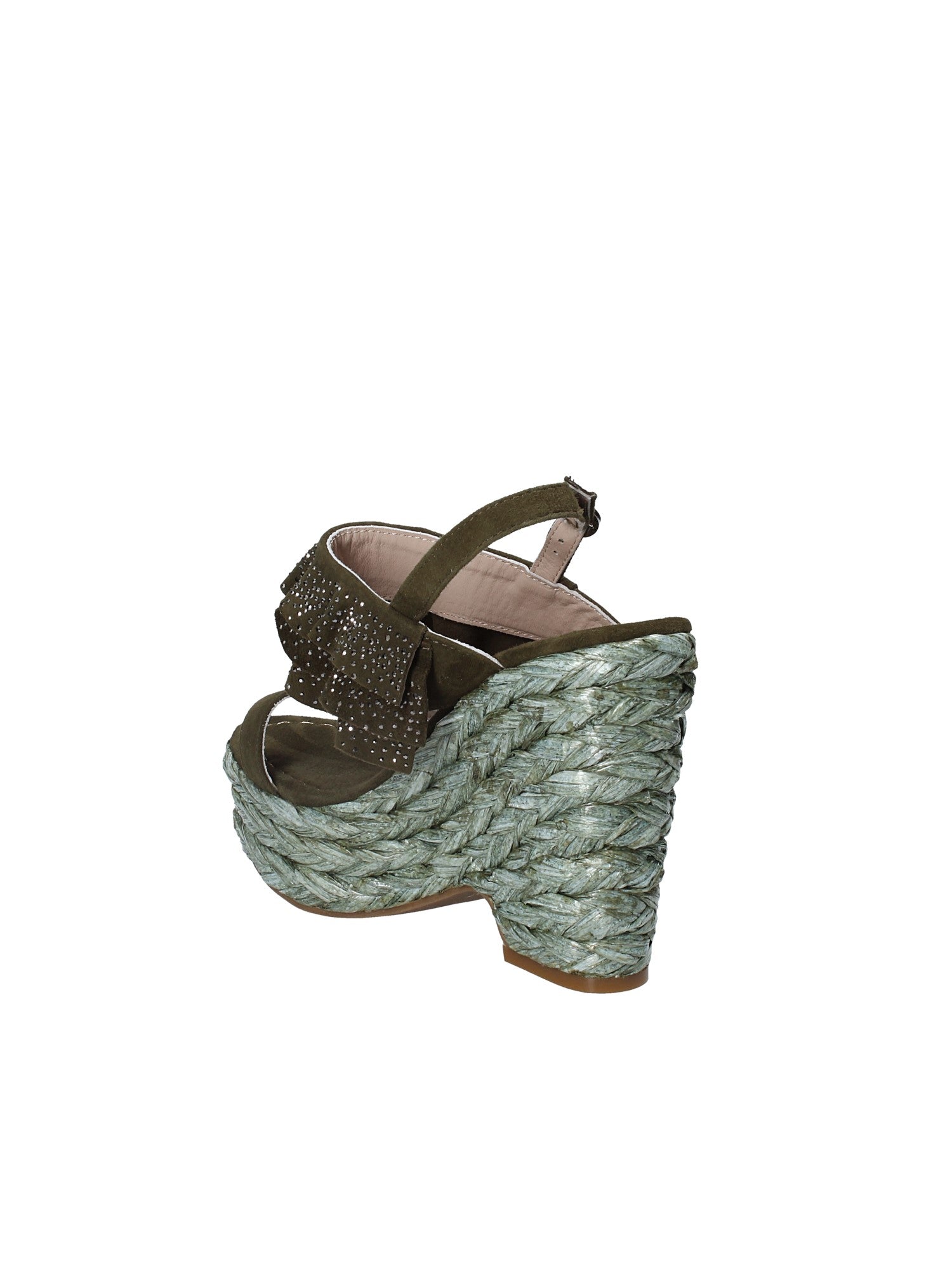 Sandali zeppa Verde Alma En Pena