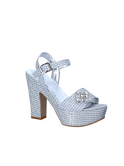 Sandali tacco Grigio Grace Shoes