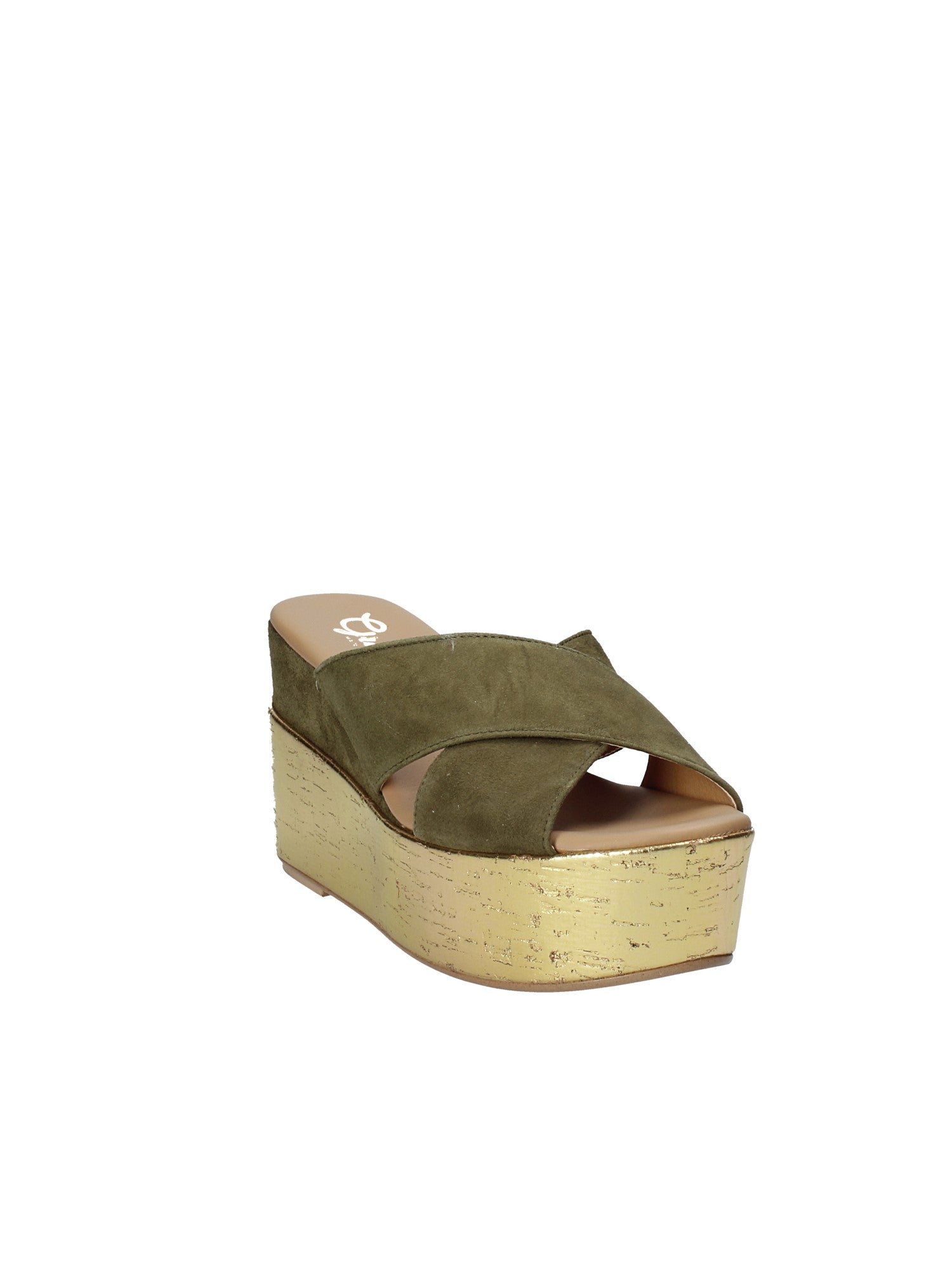 Sandali zeppa Verde Grace Shoes