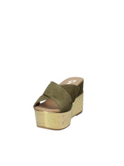 Sandali zeppa Verde Grace Shoes