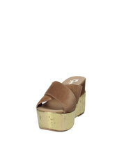 Sandali zeppa Marrone Grace Shoes