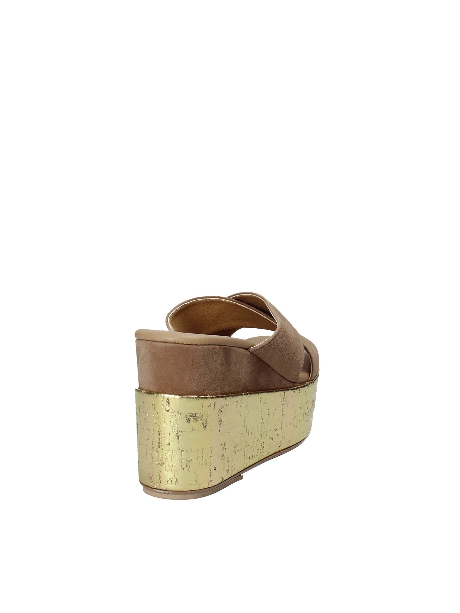 Sandali zeppa Marrone Grace Shoes