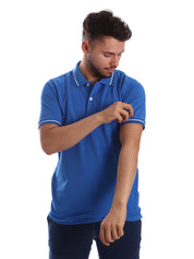 Polo Blu Chiaro Key Up