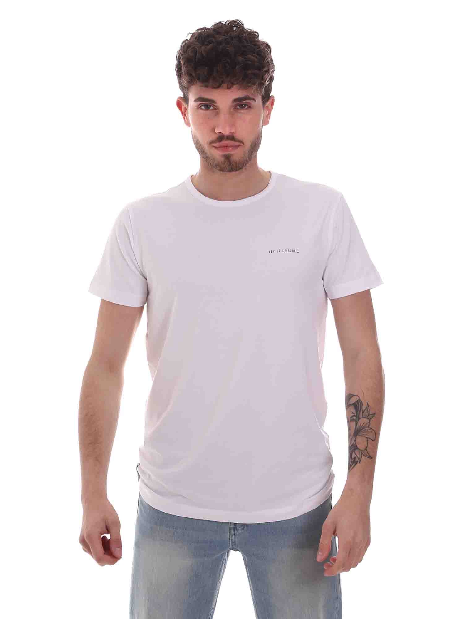 T-shirt Bianco Key Up