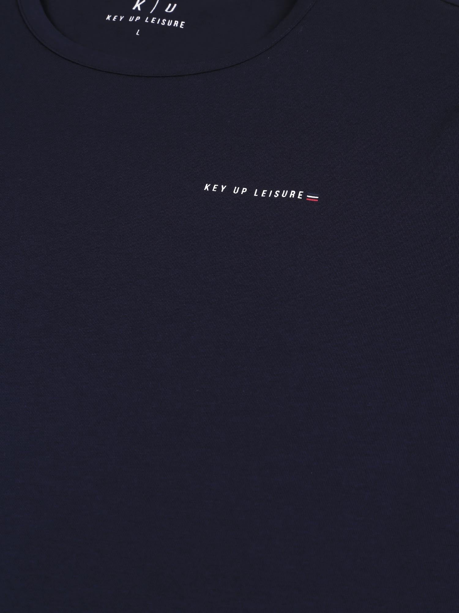 T-shirt Blu Scuro Key Up