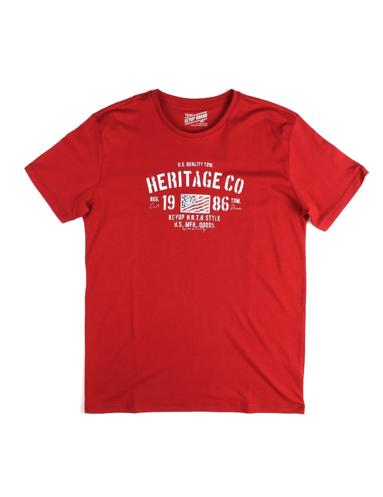 T-shirt Rosso Key Up