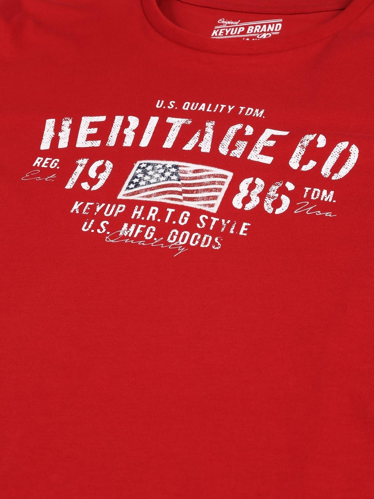 T-shirt Rosso Key Up