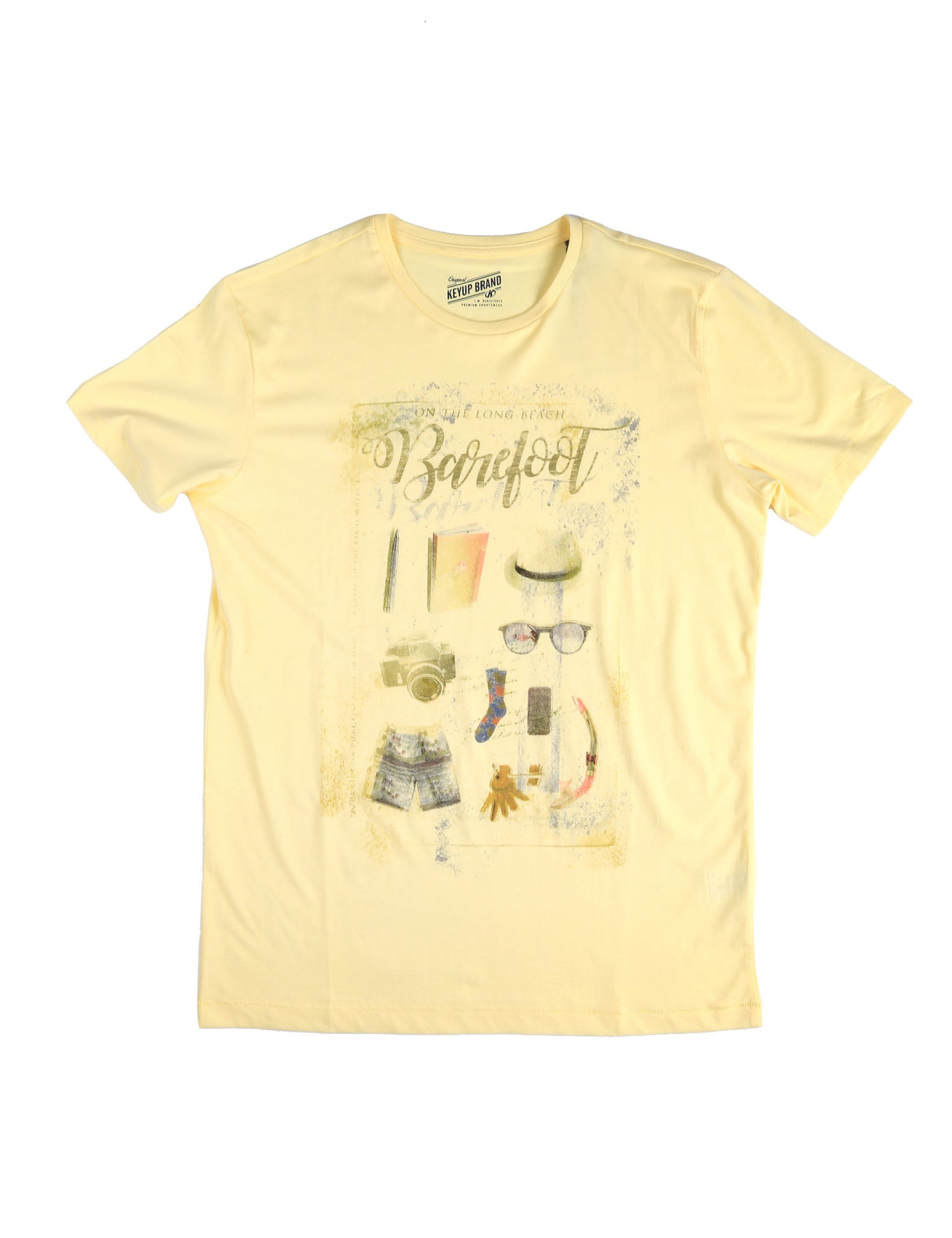 T-shirt Giallo Key Up