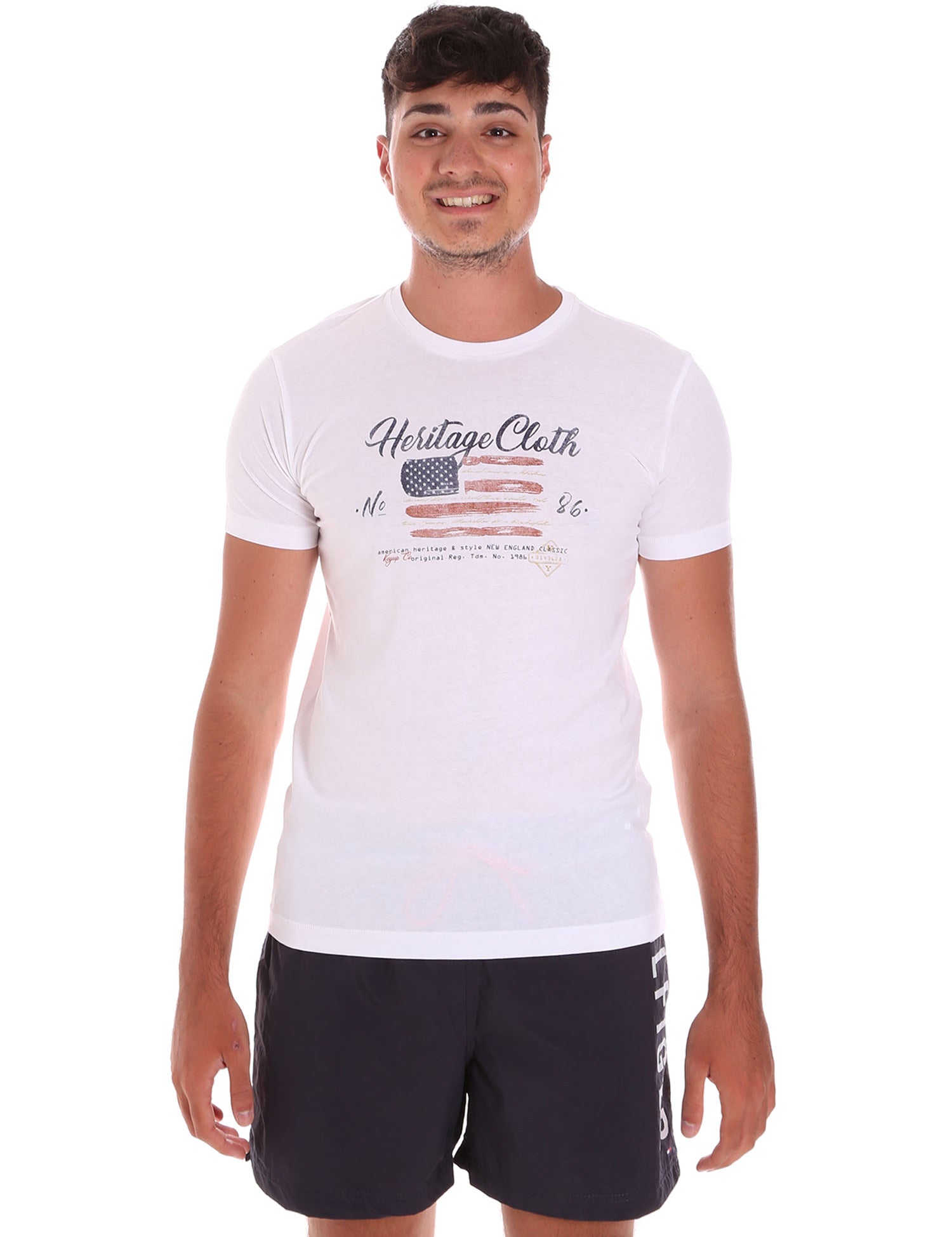 T-shirt Bianco Key Up