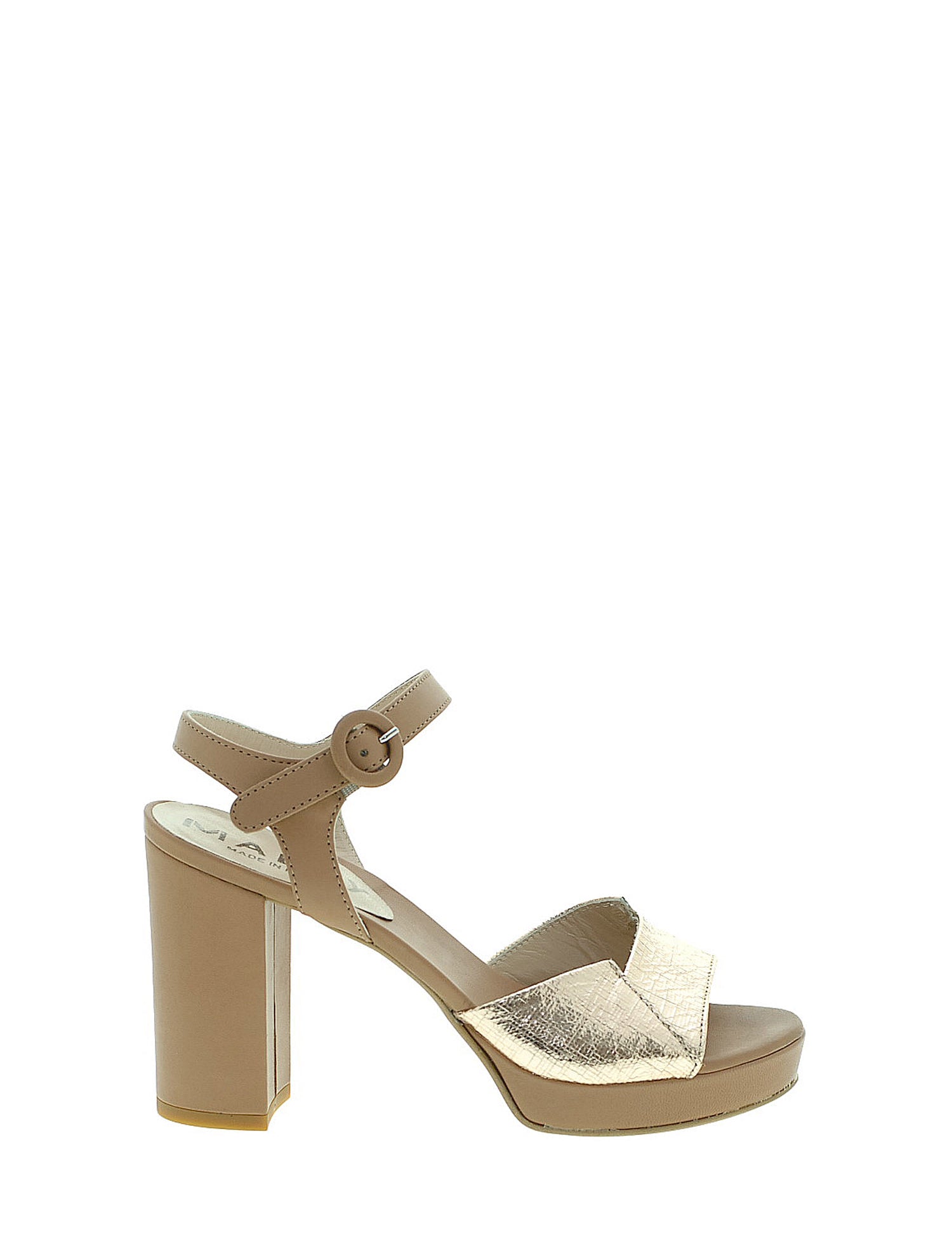 Sandali tacco Dorato Mally