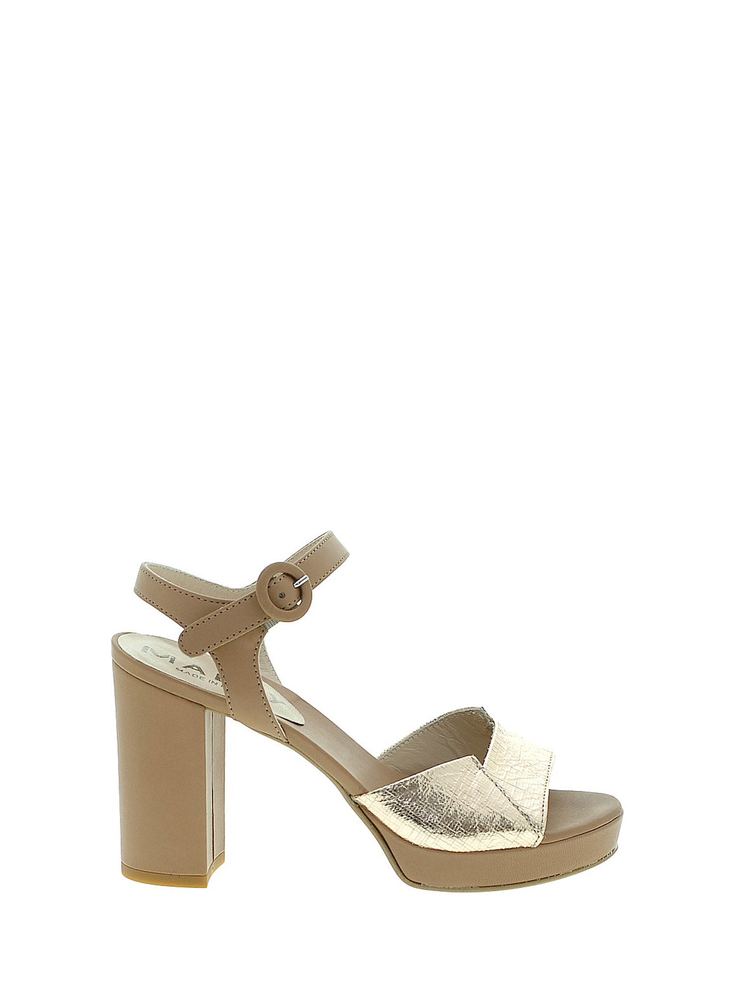 Sandali tacco Dorato Mally