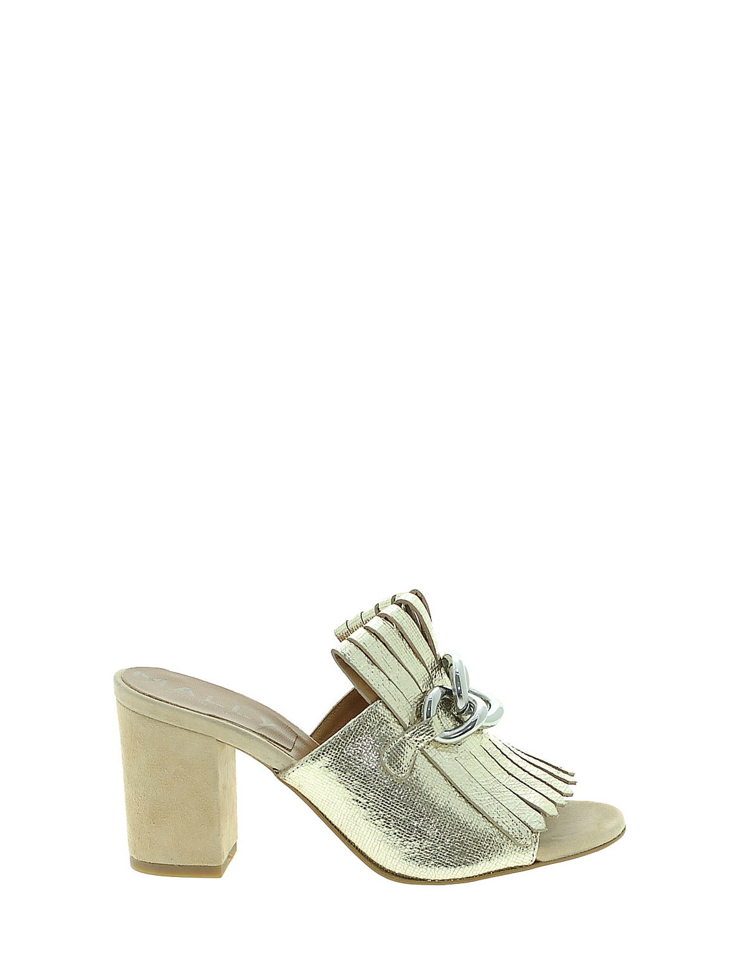 Sandali zeppa Dorato Mally