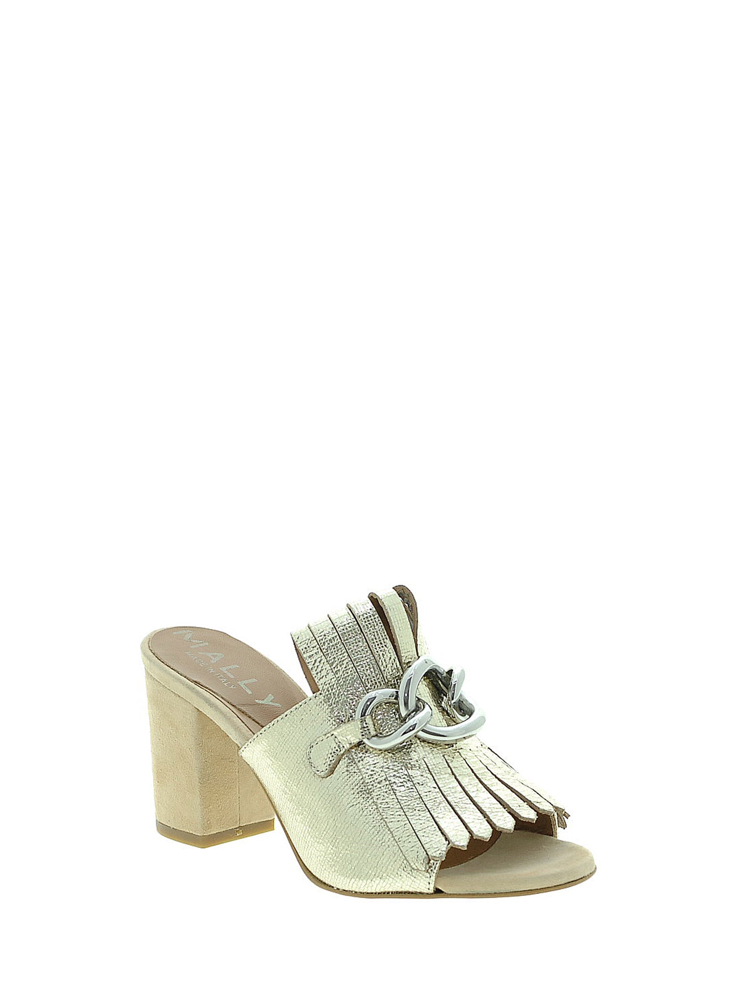 Sandali zeppa Dorato Mally