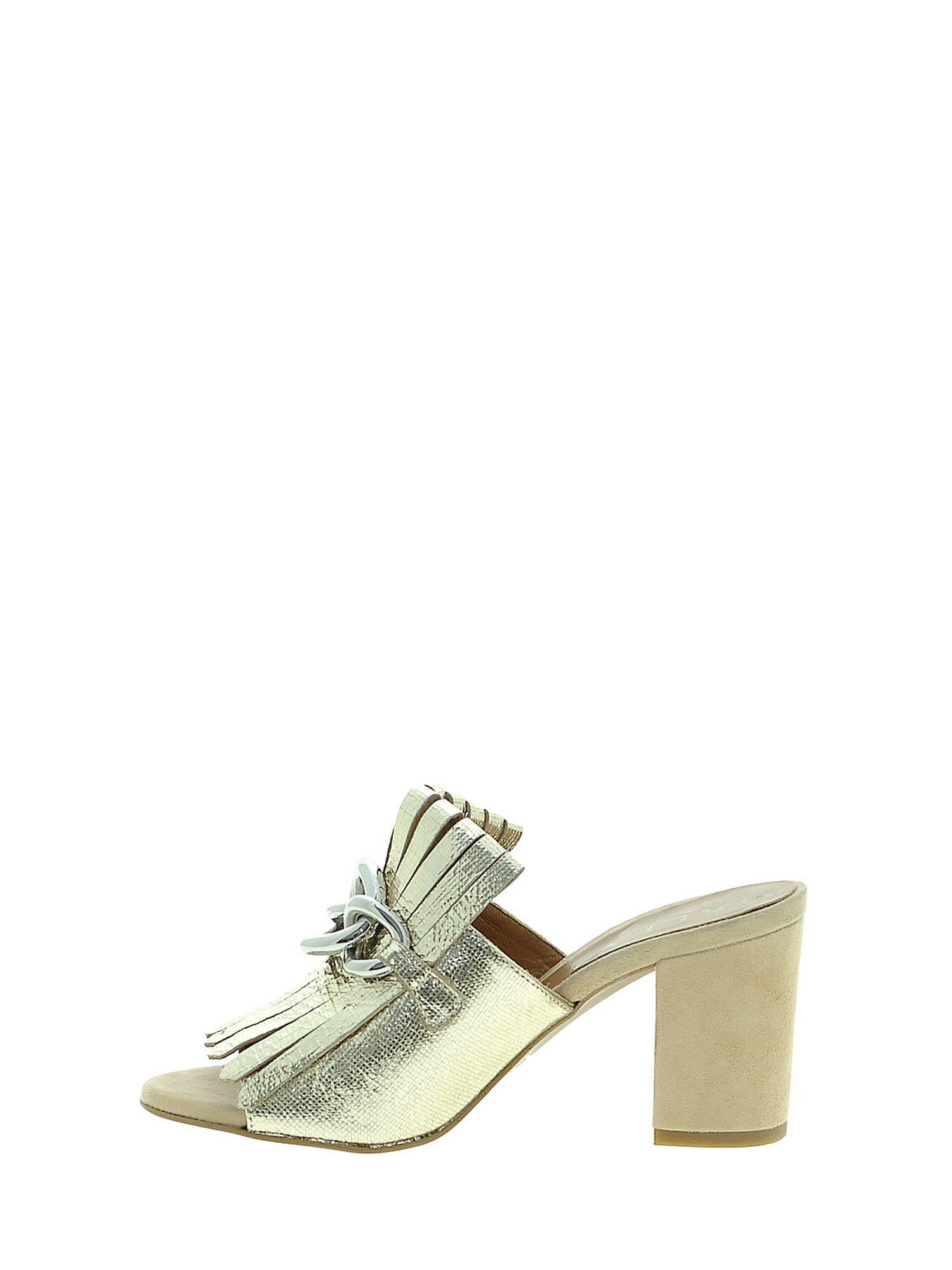 Sandali zeppa Dorato Mally