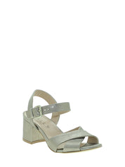 Sandali tacco Beige Mally