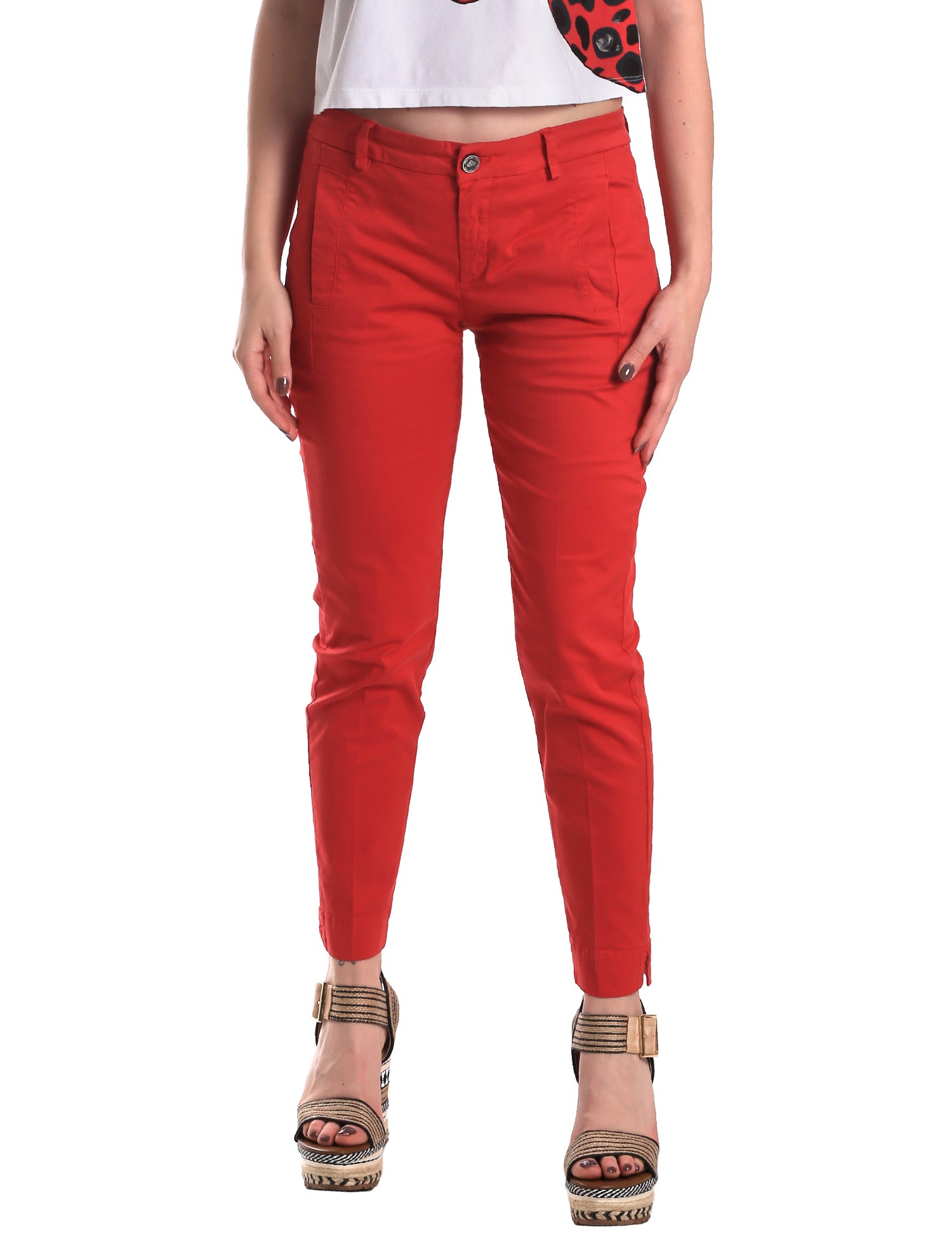 Pantaloni Rosso Fornarina