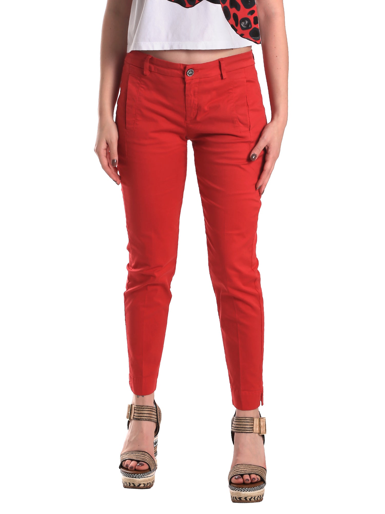 Pantaloni Rosso Fornarina