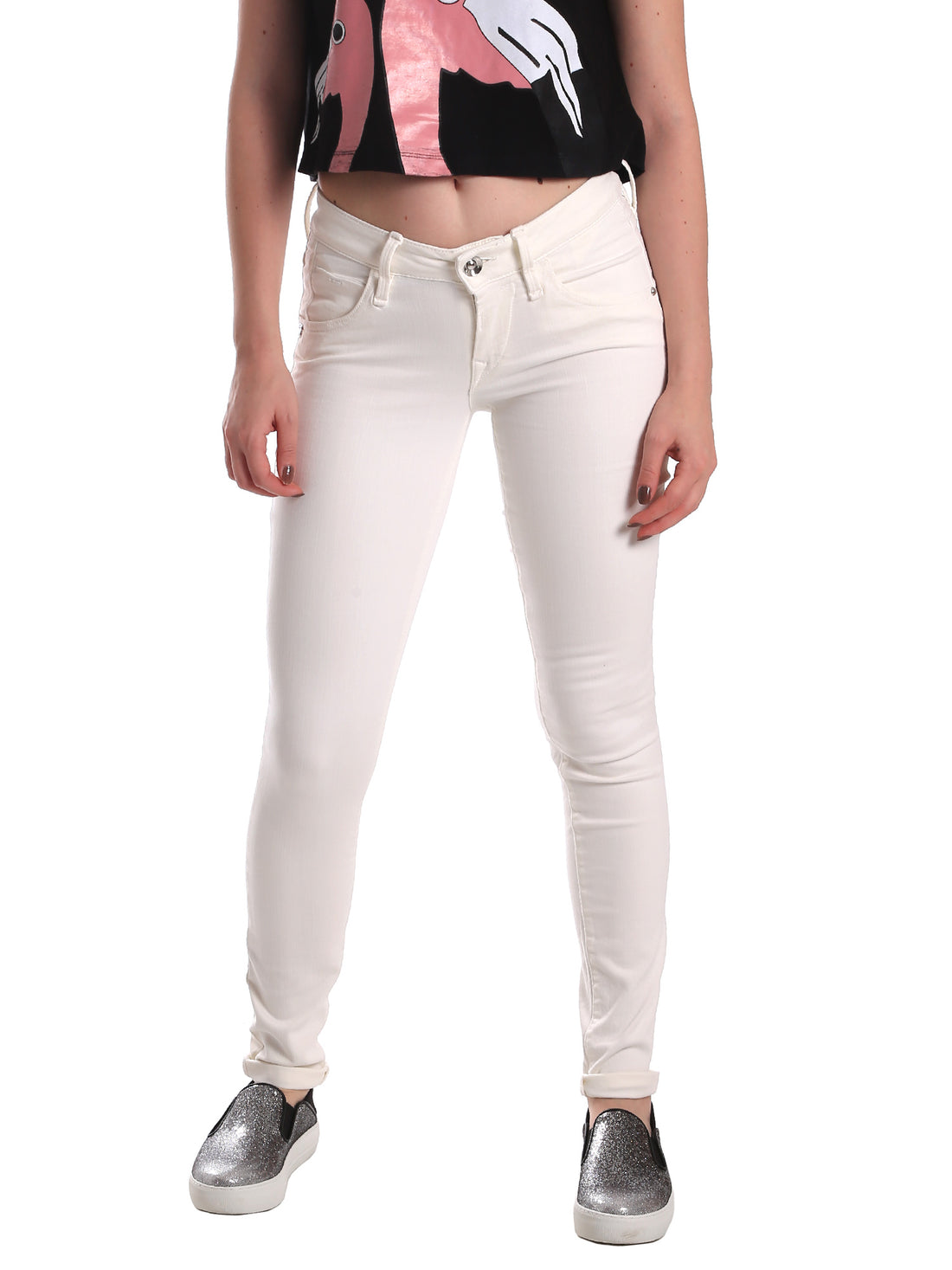 Jeans Bianco Fornarina