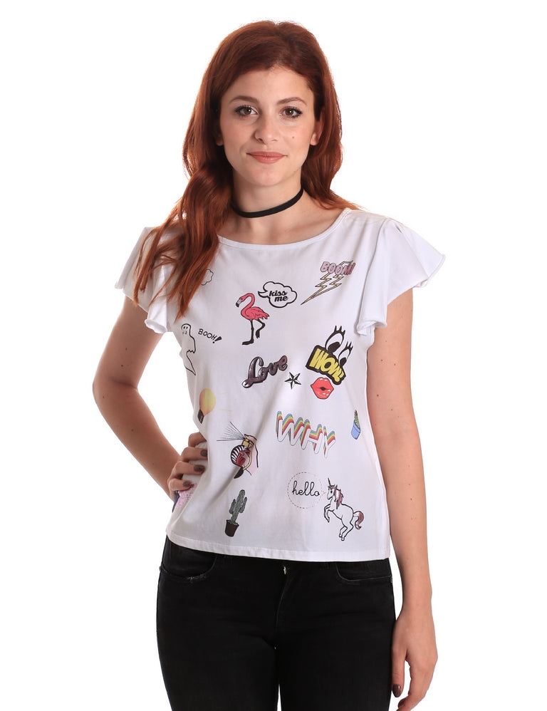 T-shirt Bianco Fornarina