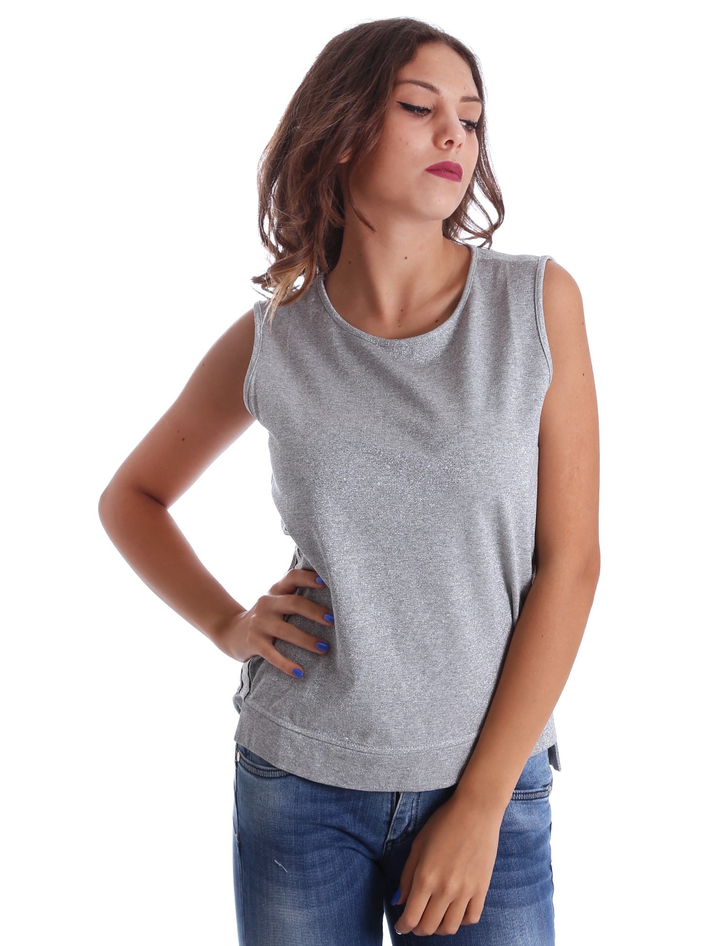 Canotte Grigio Fornarina