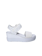 Sandali zeppa Bianco Fornarina