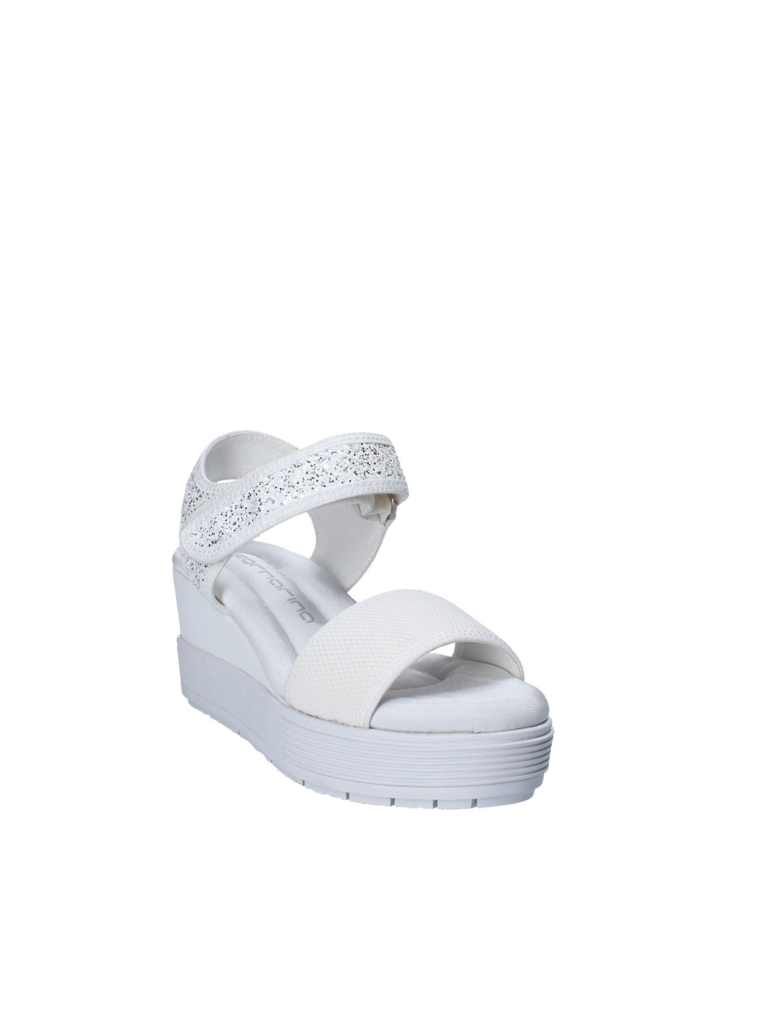 Sandali zeppa Bianco Fornarina
