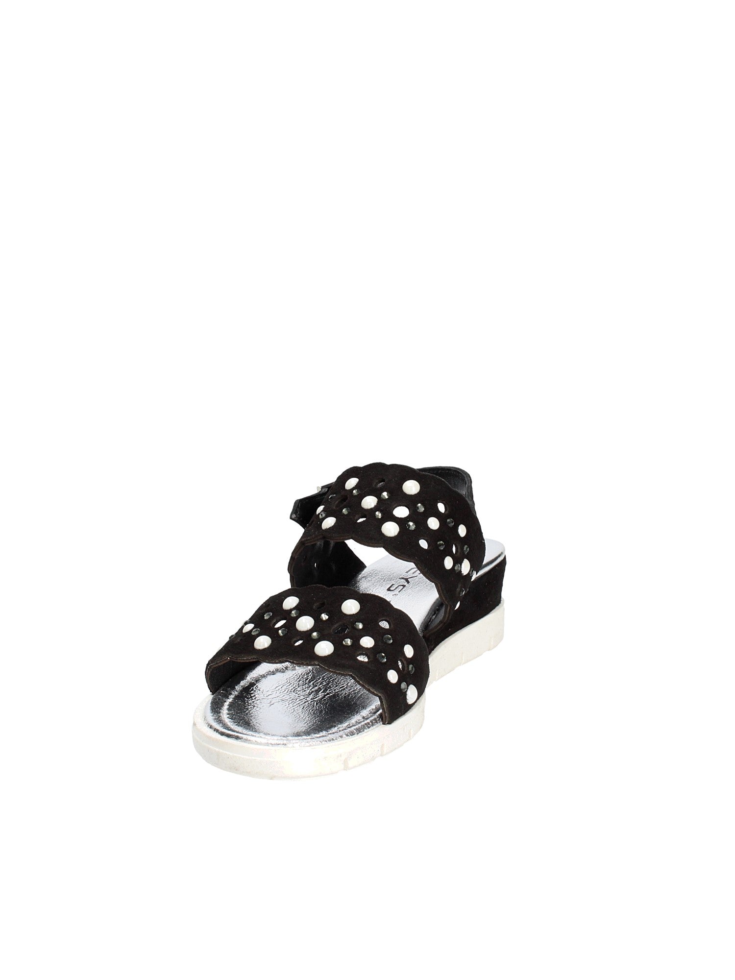 Sandali zeppa Nero Keys