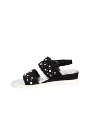 Sandali zeppa Nero Keys