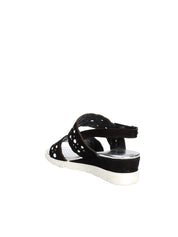 Sandali zeppa Nero Keys