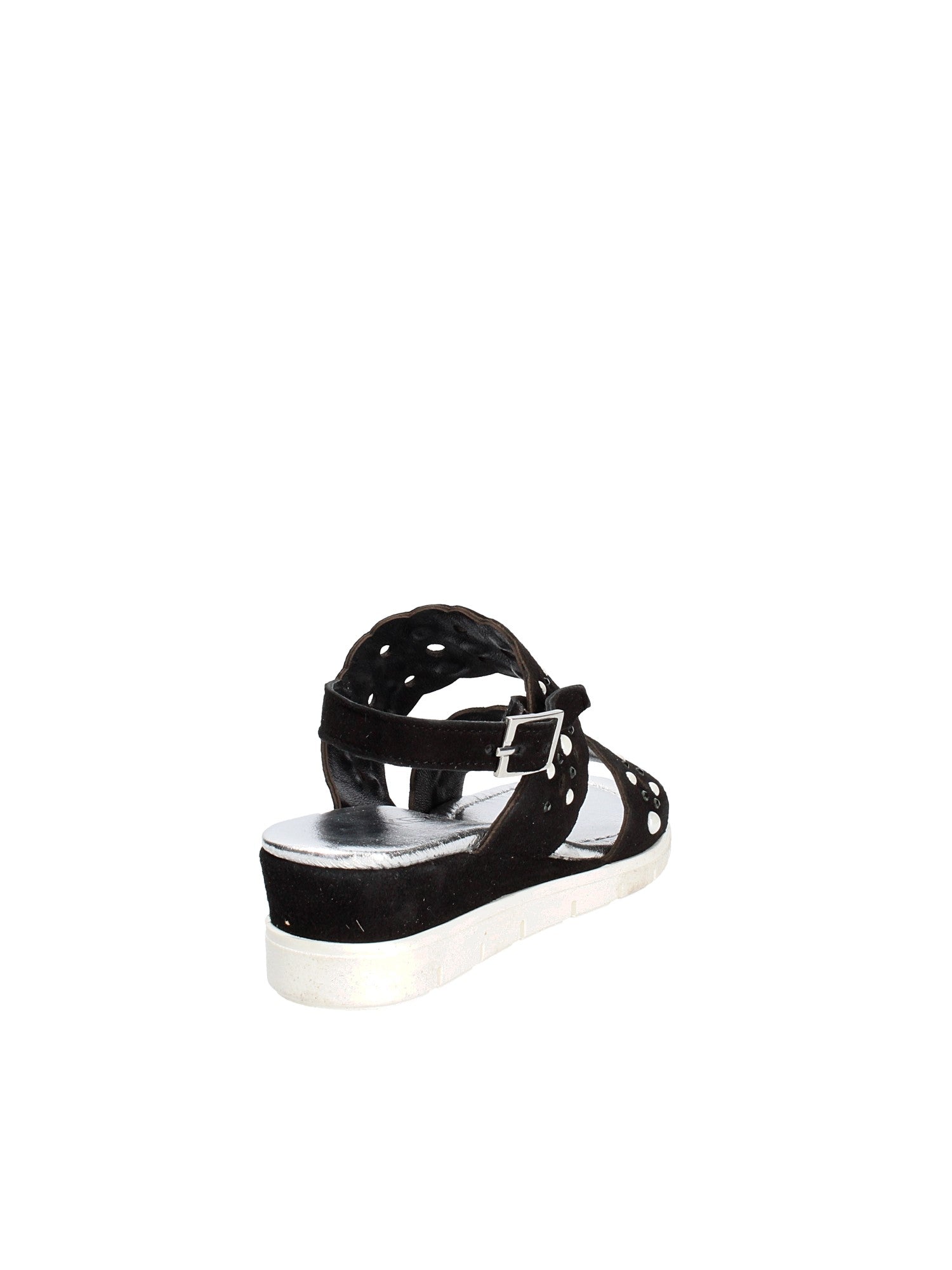 Sandali zeppa Nero Keys